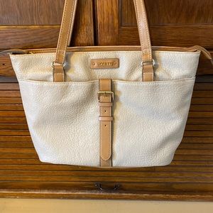 Rosetti Khaki and Tan Shoulder Bag